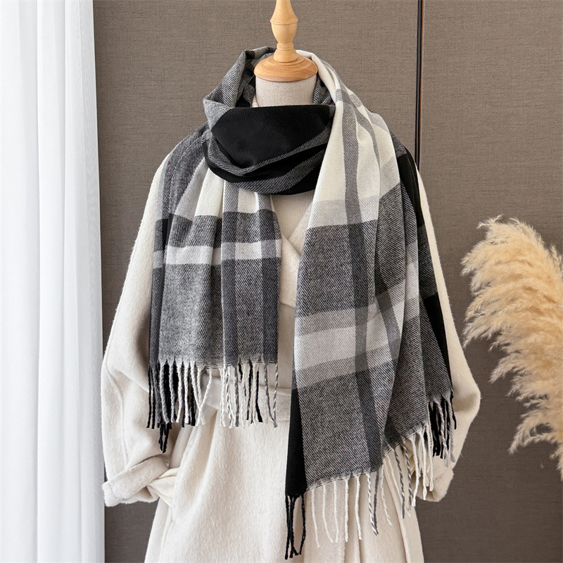Women Scottish Plaid Imitation - огляд і ціна Pashmina Wrap Large