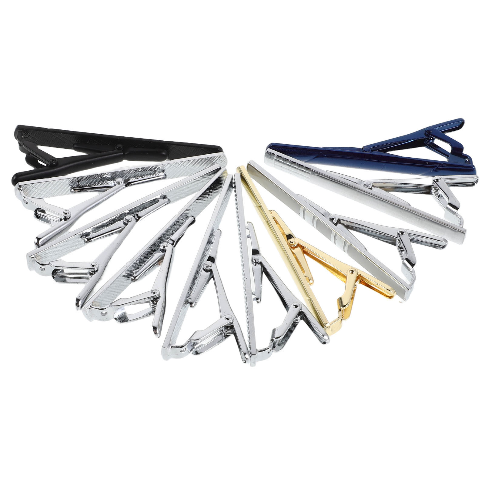 10Pcs Business Tie Clips for M - огляд і ціна Tie Bar Set Gift