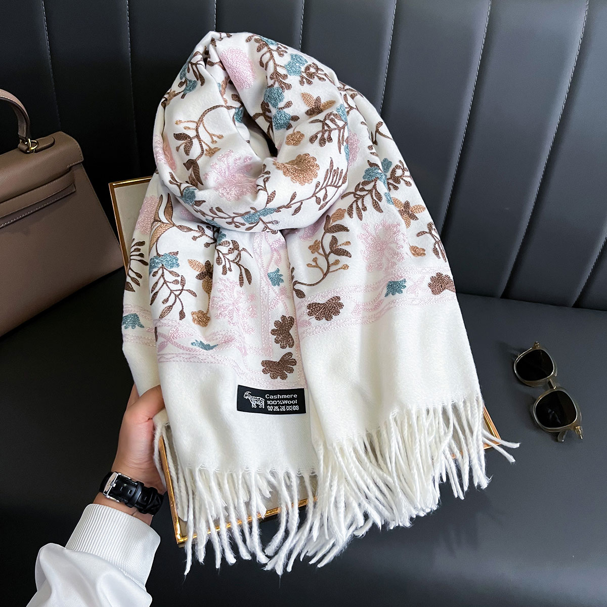 New Winter Warm Cashmere Scarf - огляд і ціна Woven Scarf Blanket