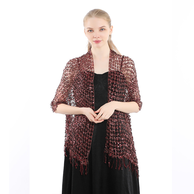 European and American Sequins  - огляд і ціна Stole Wedding Shawl