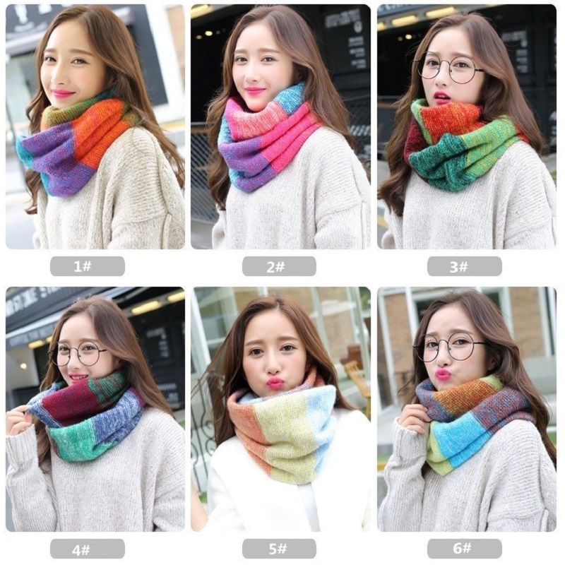 VISROVER Color Scarves Women W - огляд і ціна Infinity Scarf Knit