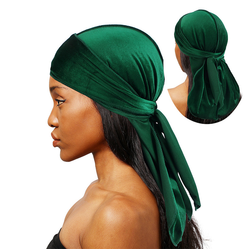 Unisex Men Women Velvet Durags - огляд і ціна Bandana Doo Rag