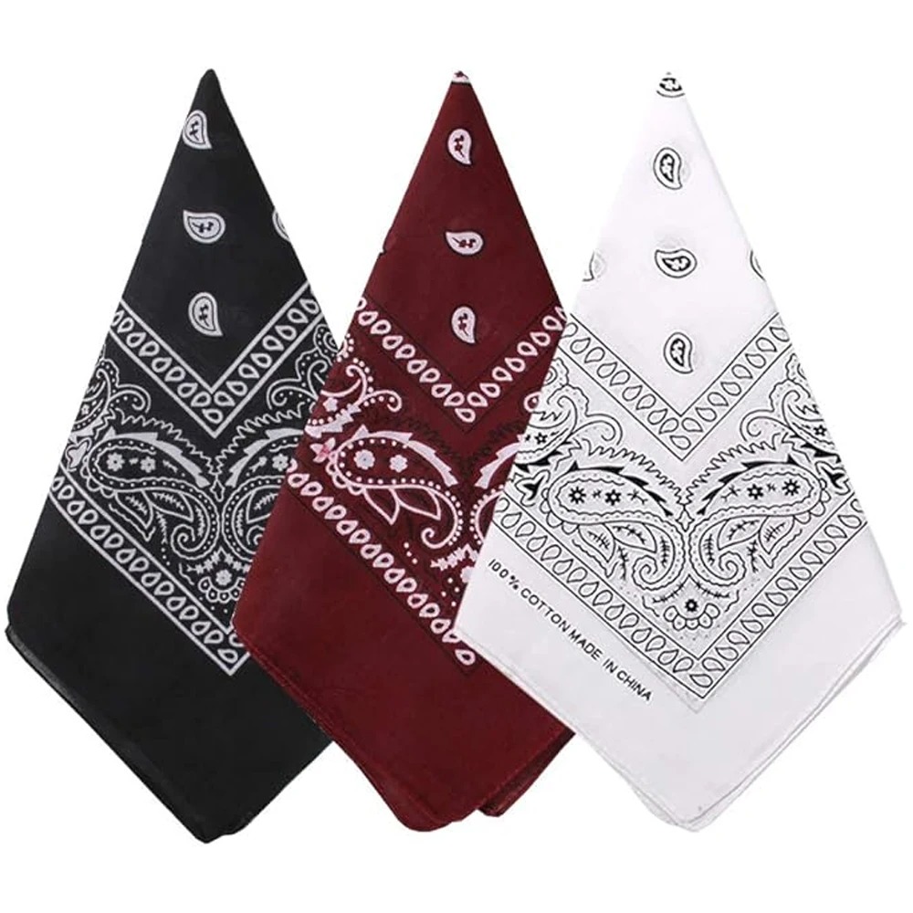 Unisex Men Women Bandana Hairb - огляд і ціна Handkerchief Cotton Men