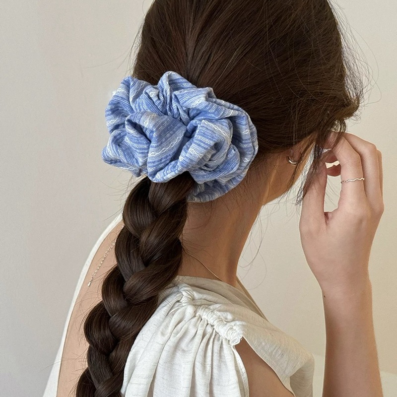 2024 Korea Fashion Stripe Hair - огляд і ціна Silk Tie Striped