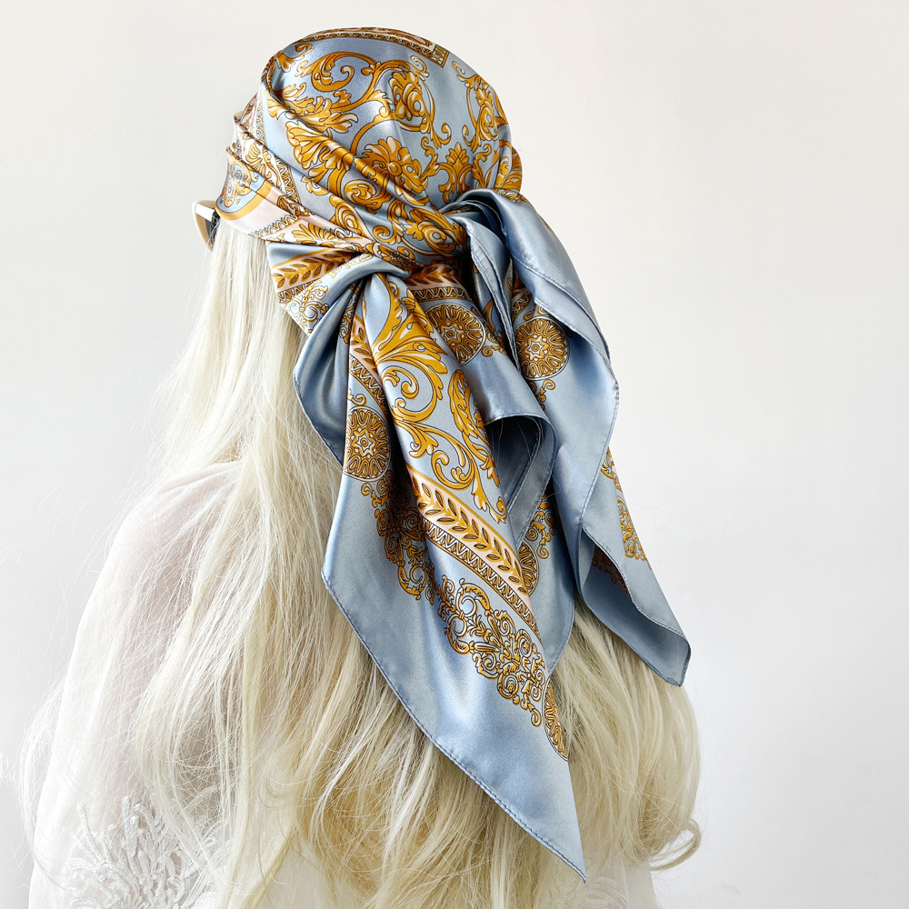 Silk Shawl Satin Square Scarf  - огляд і ціна Scarf Silk Square