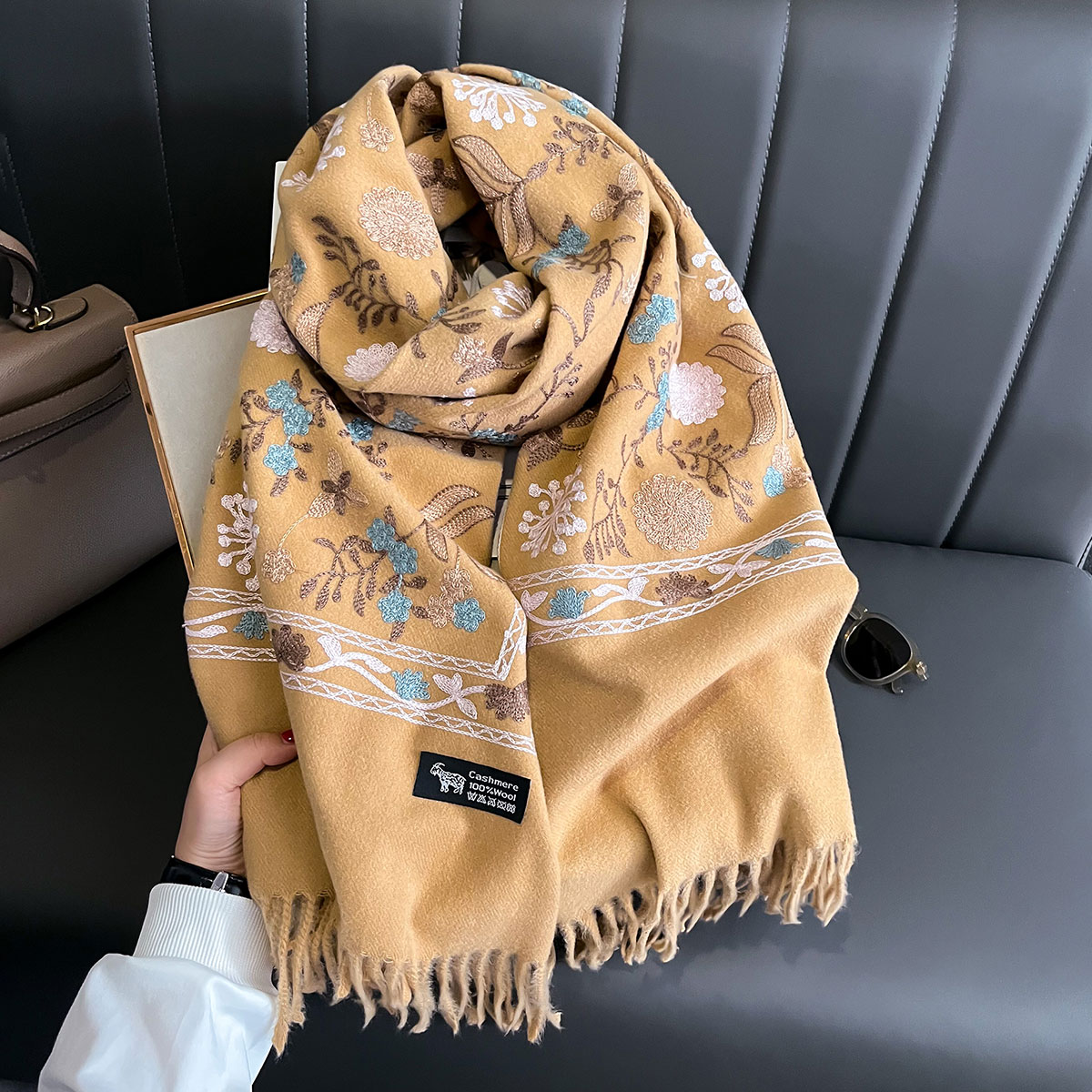 New Winter Warm Cashmere Scarf - огляд і ціна Woven Scarf Blanket