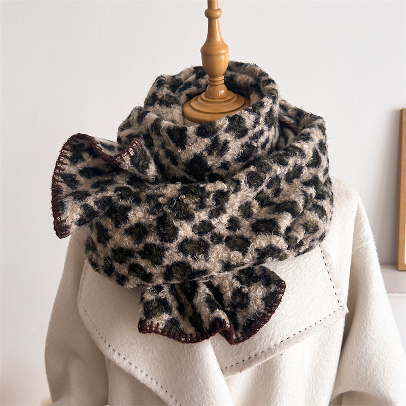 Autumn Winter Leopard Scarf Wo - огляд і ціна Pashmina Wrap Large