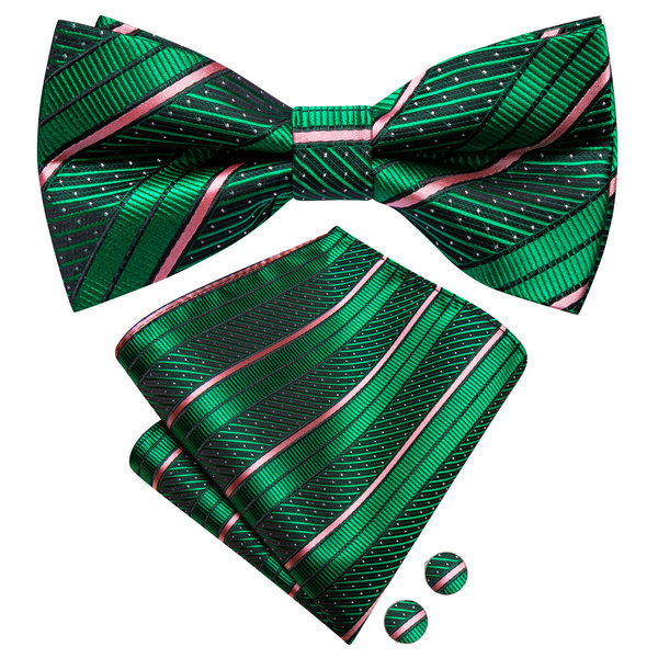 Mens Bow Tie Hanky Cufflinks P - огляд і ціна Bow Tie Pre Tied
