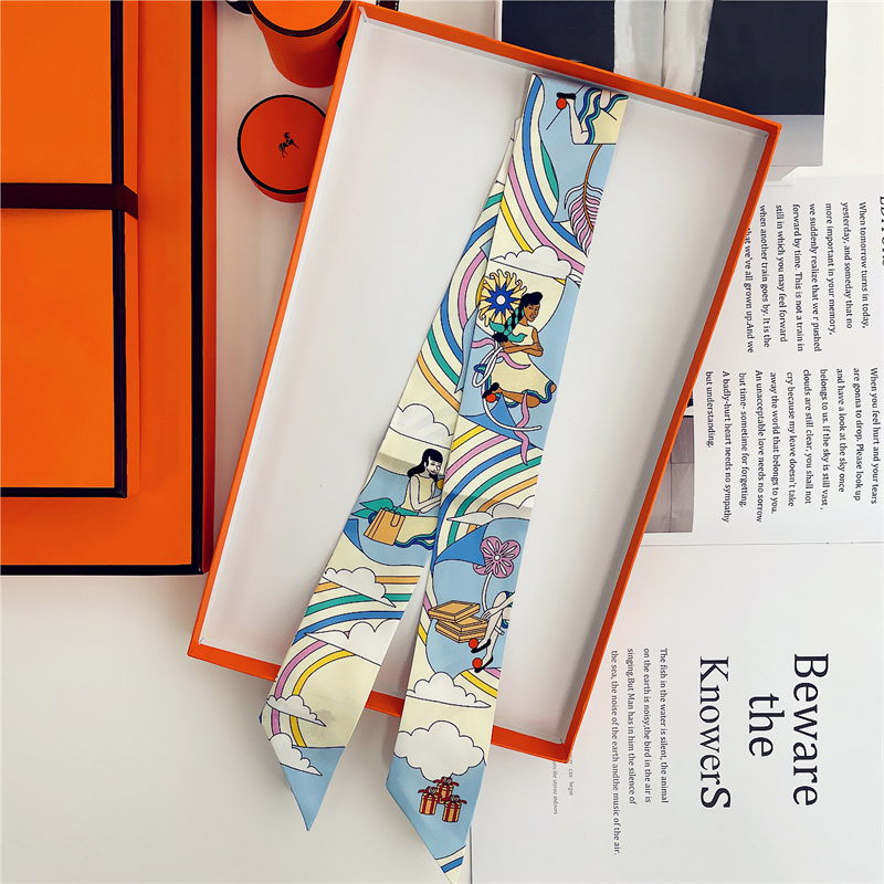 Women 100% Mulberry Silk Scarf - огляд і ціна Ascot Neck Scarf