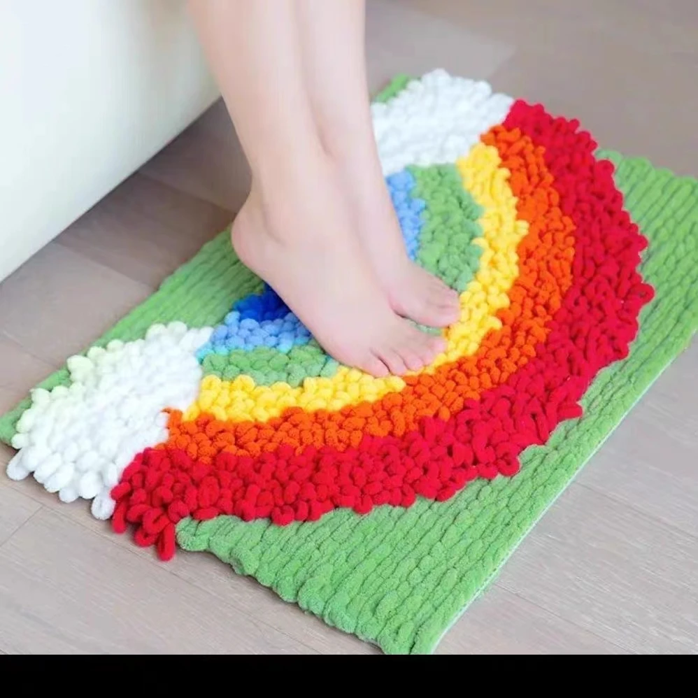 100g/Ball Finger Loop Yarn Thr - огляд і ціна Woven Scarf Blanket
