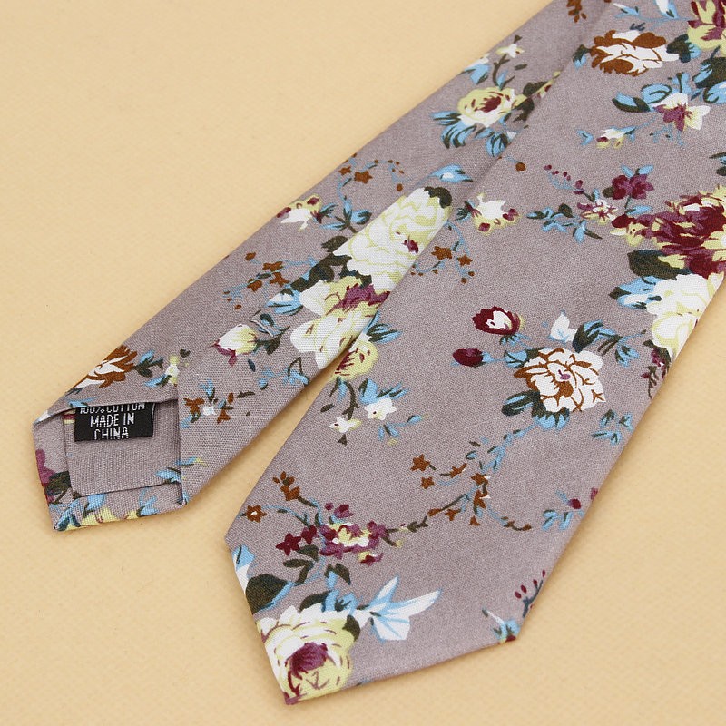 Brand New Floral Tie for Men's - огляд і ціна Skinny Tie Men