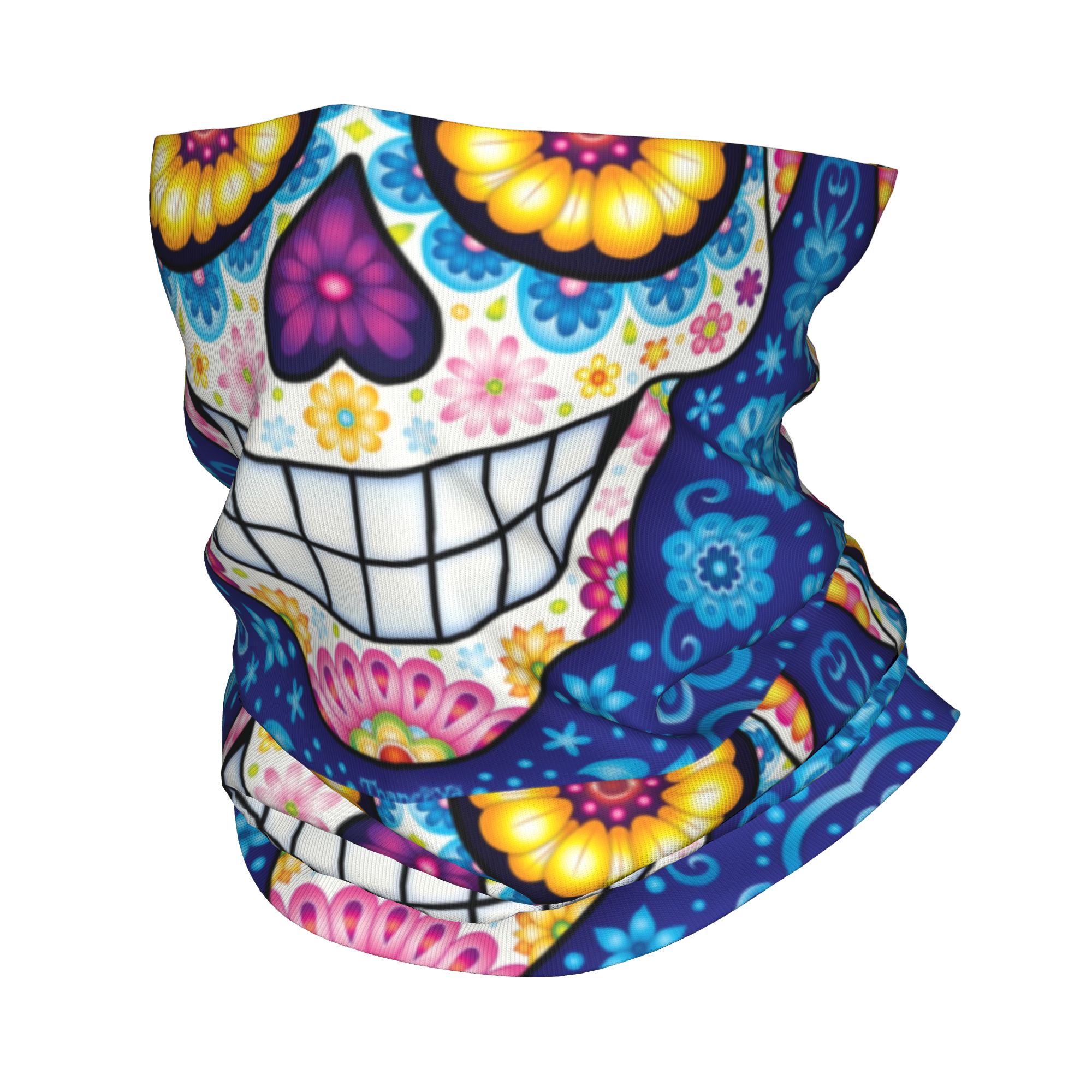 Custom Day Of The Dead Sugar S - огляд і ціна Neck Warmer Tube