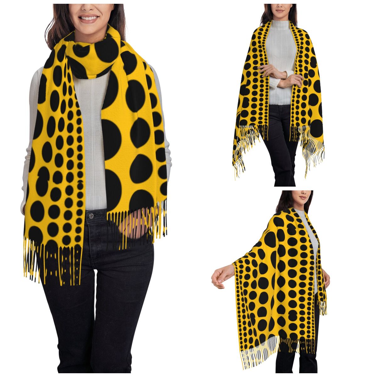 Infinity Polka Dots Scarf for  - огляд і ціна Infinity Scarf Knit