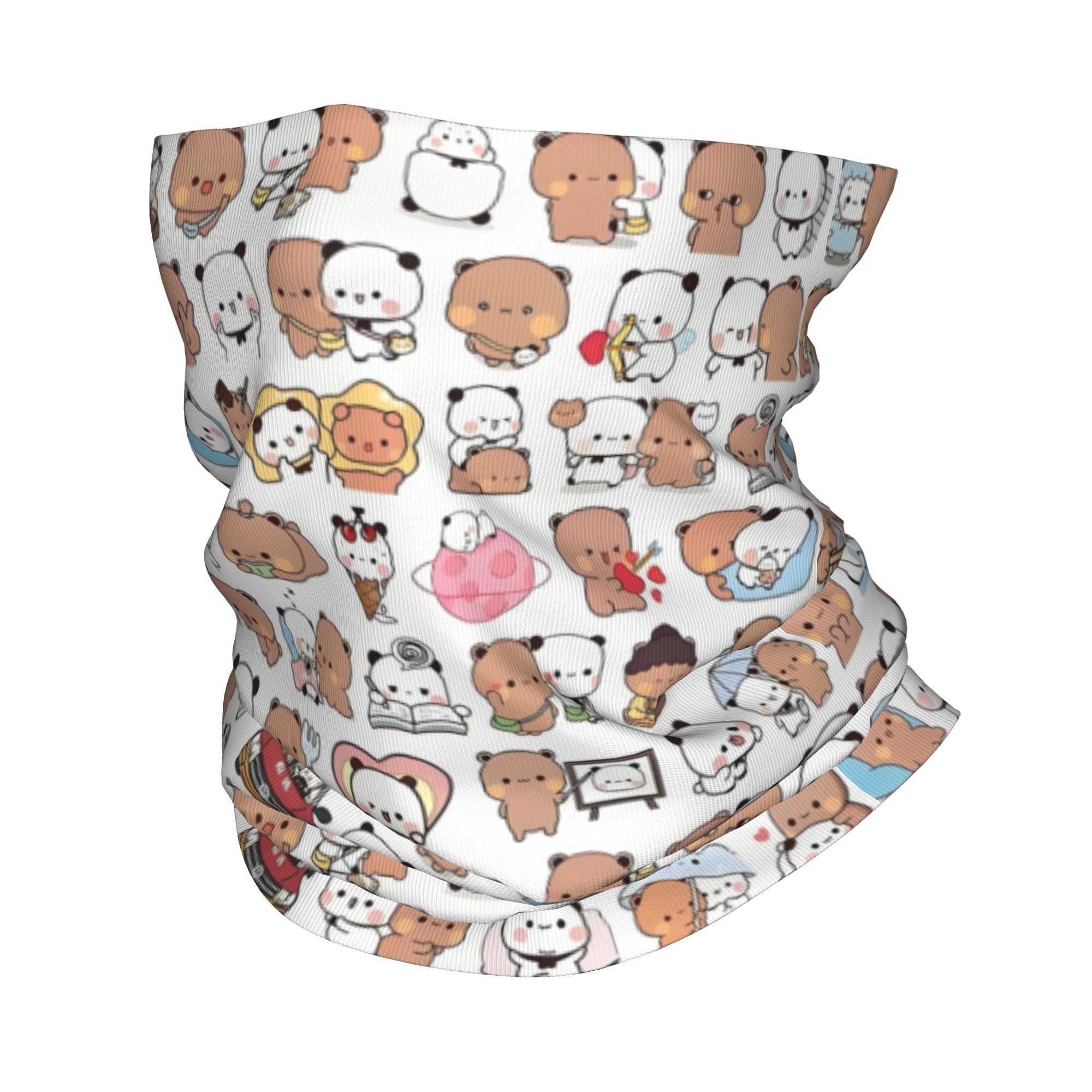 Custom Bear Cartoon Peach And  - огляд і ціна Neck Warmer Tube
