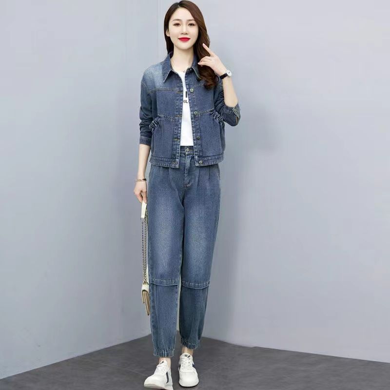 Women Denim Suits 2024 New Spr - огляд і ціна Pocket Square Set