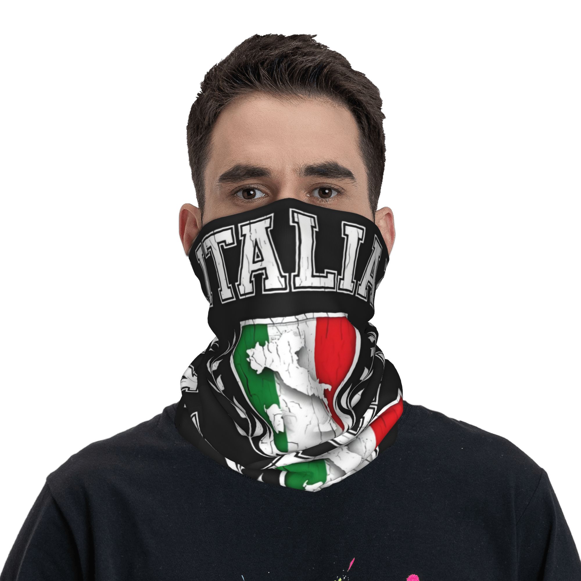 Custom Italy Flag Bandana Neck - огляд і ціна Neck Warmer Tube