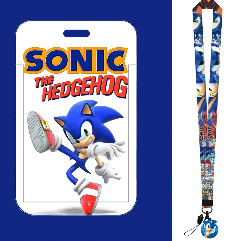 Cartoon Sonic Bus Card Holder  - огляд і ціна Lanyard Badge Holder