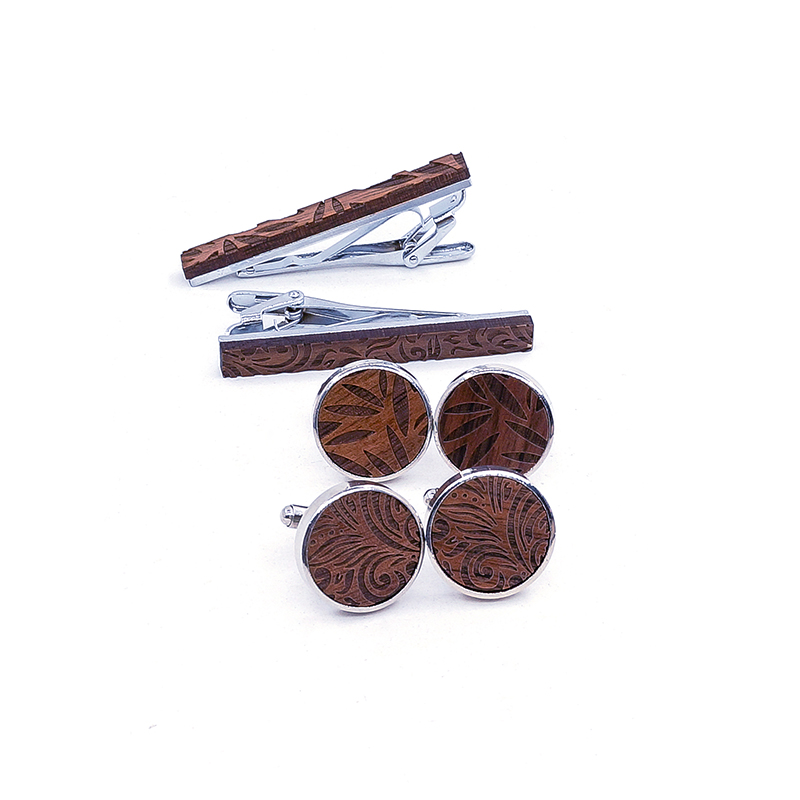 2019 CUFFLINKS TIE CLIPS SET M - огляд і ціна Tie Bar Set Gift