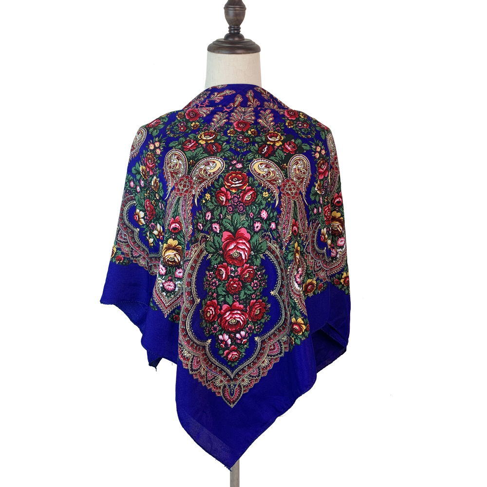 100*100cm Russian Square Scarf - огляд і ціна Bandana Cotton