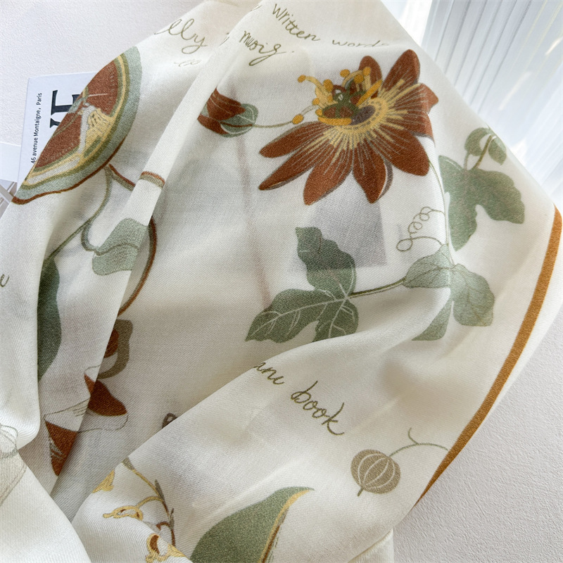 100% Wool Scarf Female Luxury  - огляд і ціна Pashmina Wrap Large