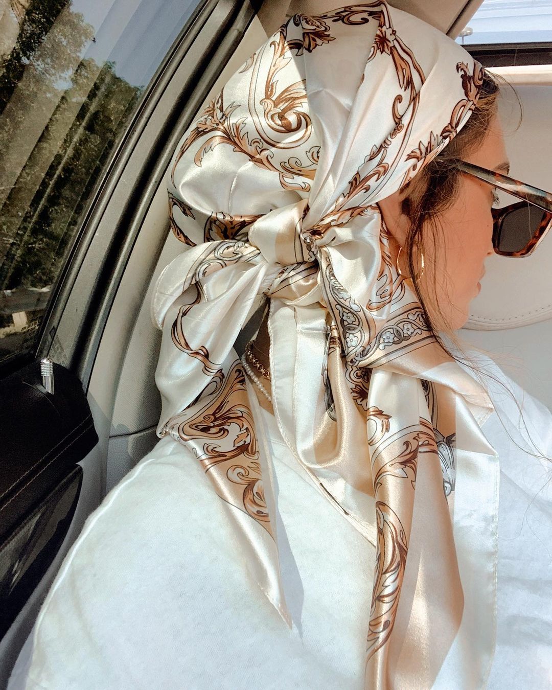 Satin Square Scarf Women Musli - огляд і ціна Head Wrap Turban