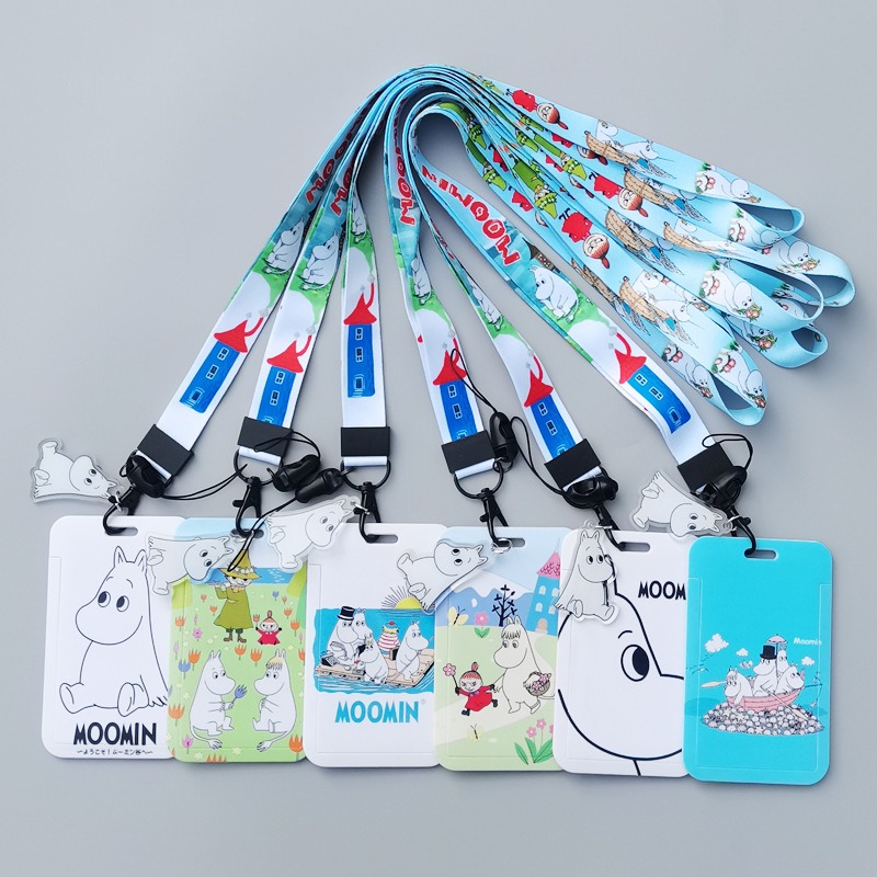 Moomin Cartoon Hard Card Holde - огляд і ціна Lanyard Badge Holder