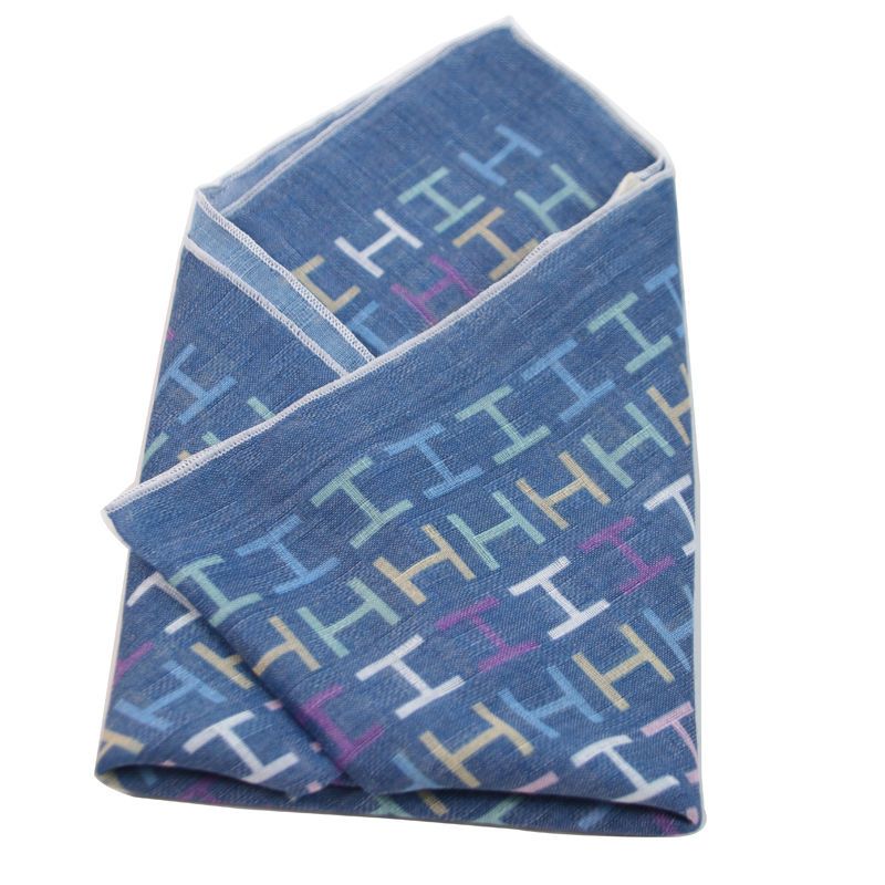 Men's Square Scarf with Button - огляд і ціна Bandana Cotton