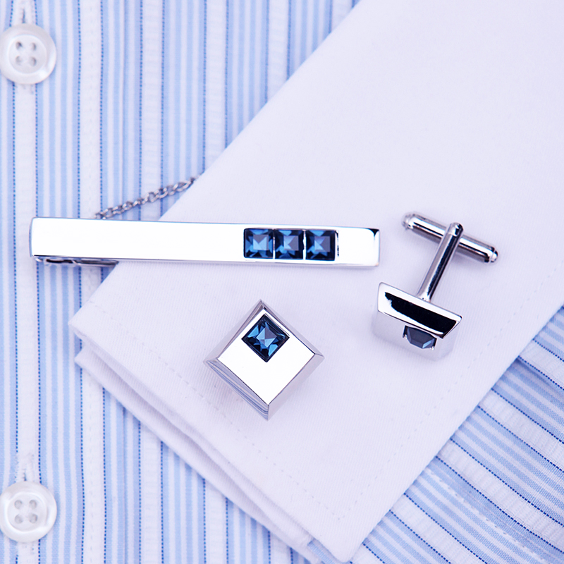 KFLK High Quality Cuff links n - огляд і ціна Tie Bar Set Gift