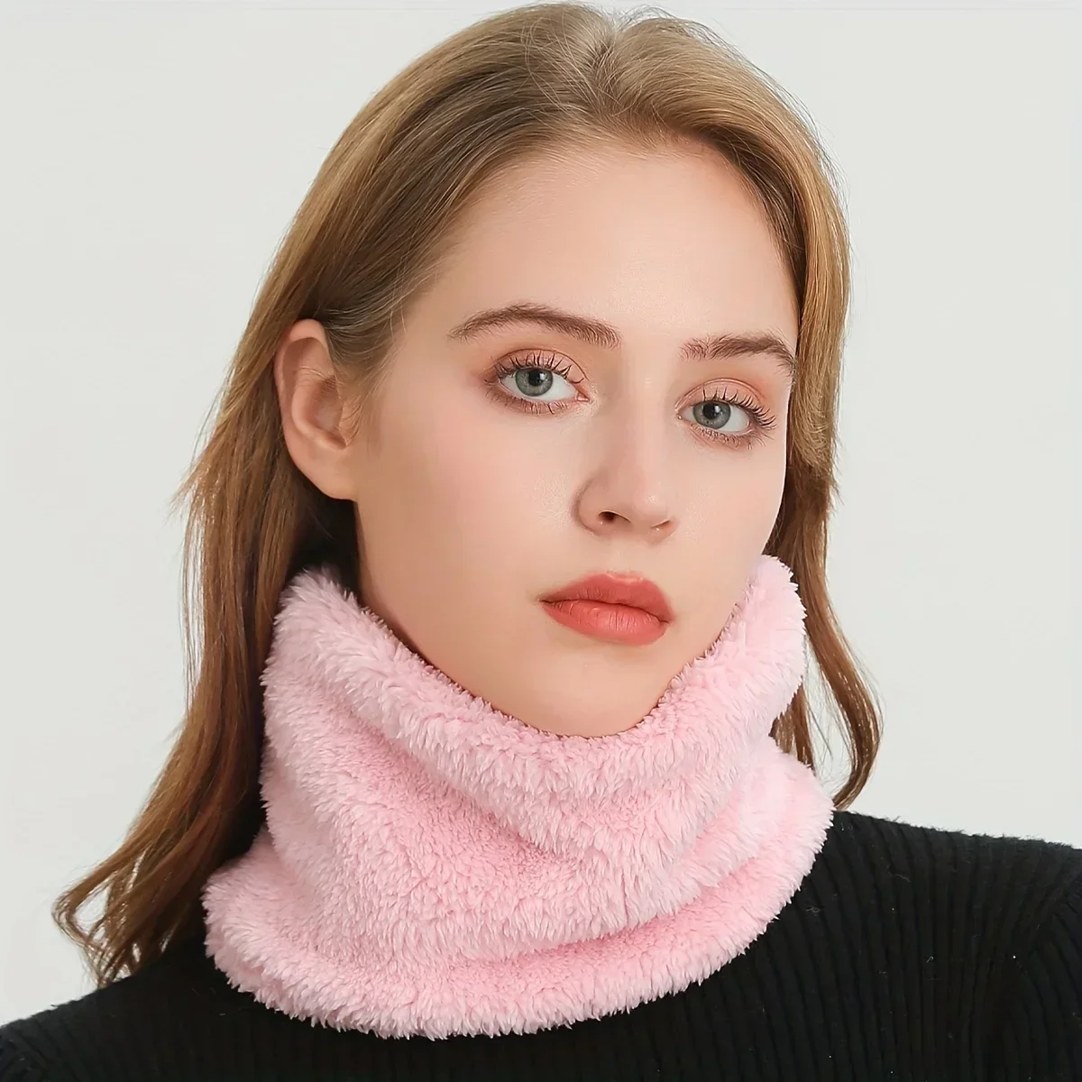 Windproof Plush Infinity Scarf - огляд і ціна Infinity Scarf Knit