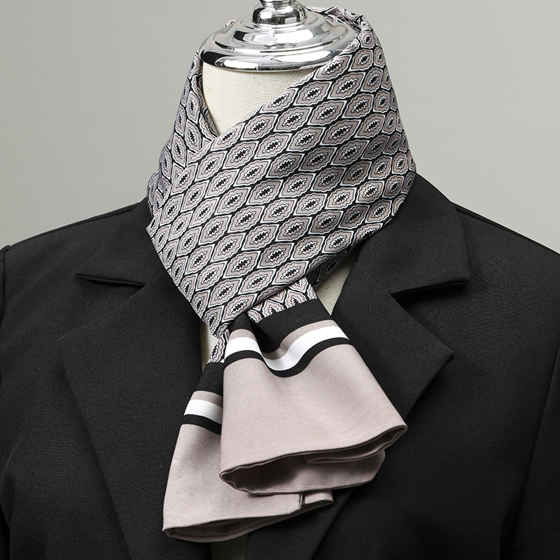 Men's Scarf Imitation Silk Nec - огляд і ціна Scarf Silk Square