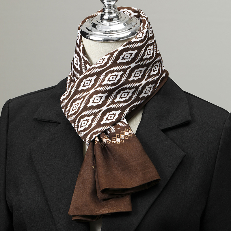 Men's Scarf Imitation Silk Nec - огляд і ціна Scarf Silk Square