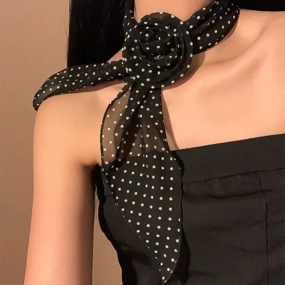 New Detachable Chiffon Long Sc - огляд і ціна Ascot Neck Scarf