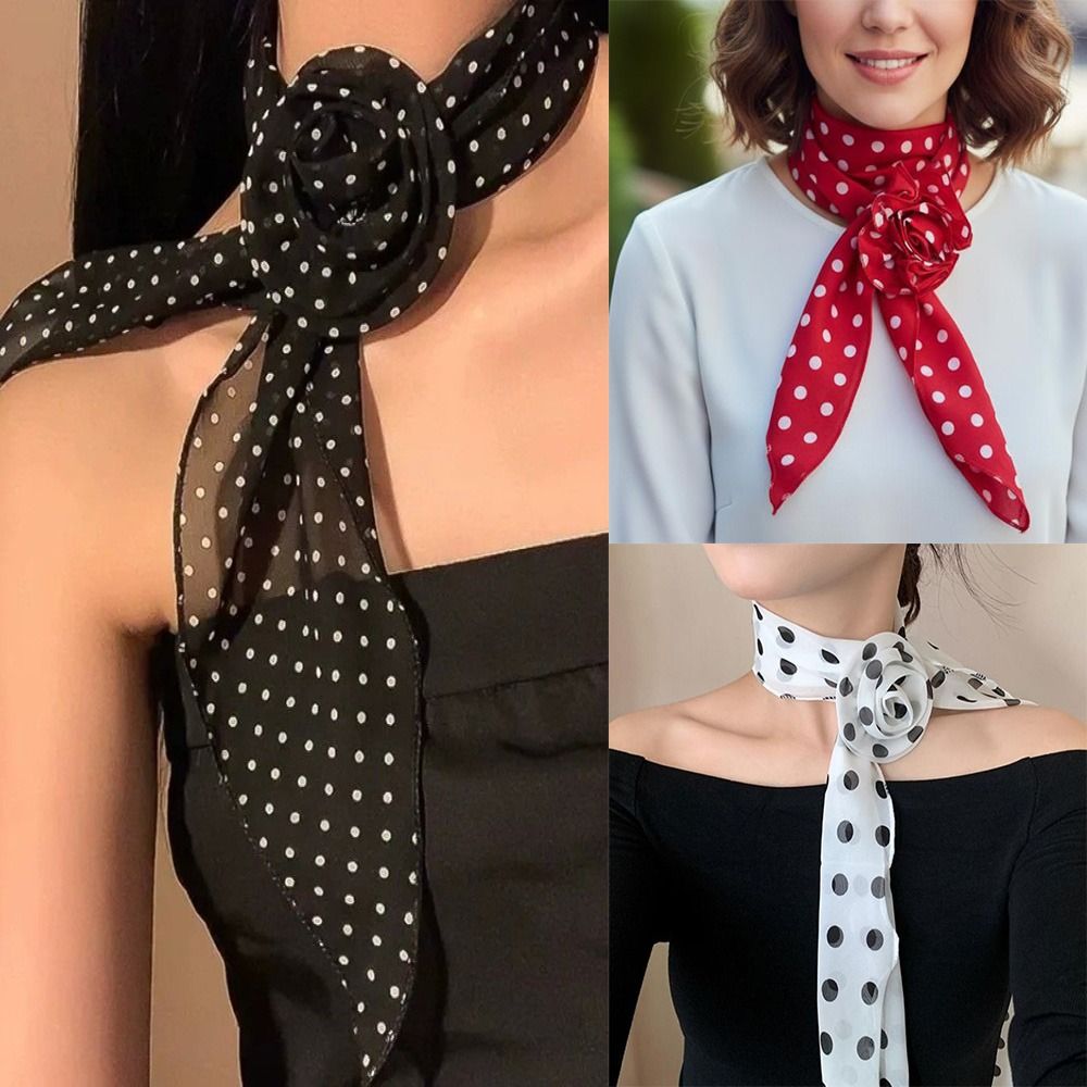 New Detachable Chiffon Long Sc - огляд і ціна Ascot Neck Scarf