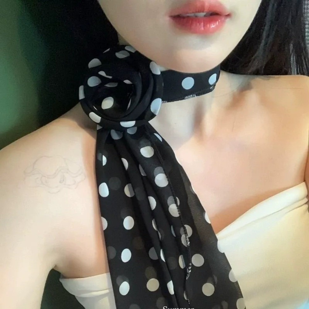 New Detachable Chiffon Long Sc - огляд і ціна Ascot Neck Scarf