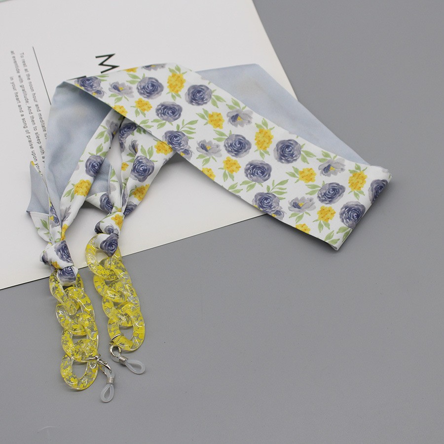 Bohemia Print Silk Scarf Glass - огляд і ціна Silk Neck Scarf