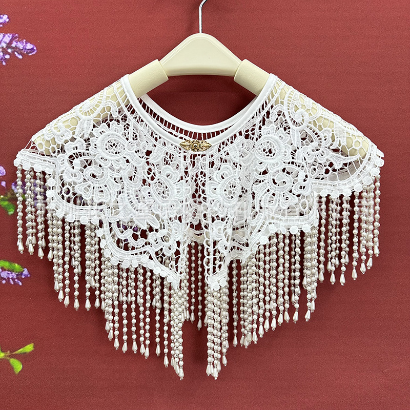 Vintage Pearl Tassel Shawl Anc - огляд і ціна Stole Wedding Shawl