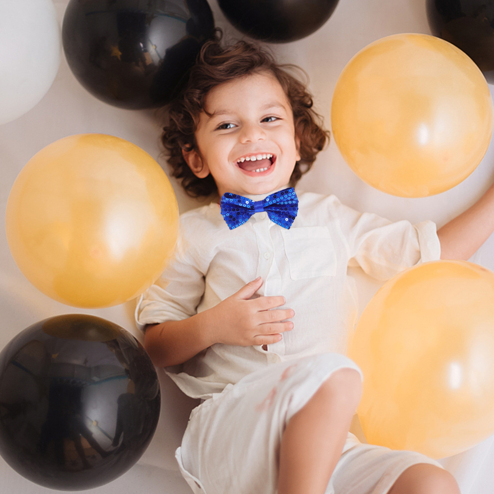 5Pcs Children's Sequin Bow Tie - огляд і ціна Bow Tie Pre Tied