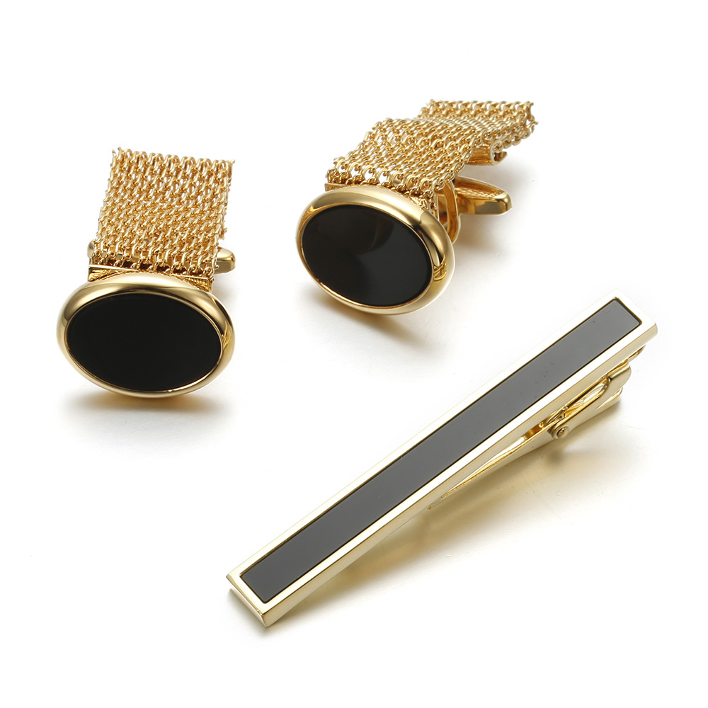 VAGULA New 9PCS Cuff links Tie - огляд і ціна Tie Bar Set Gift