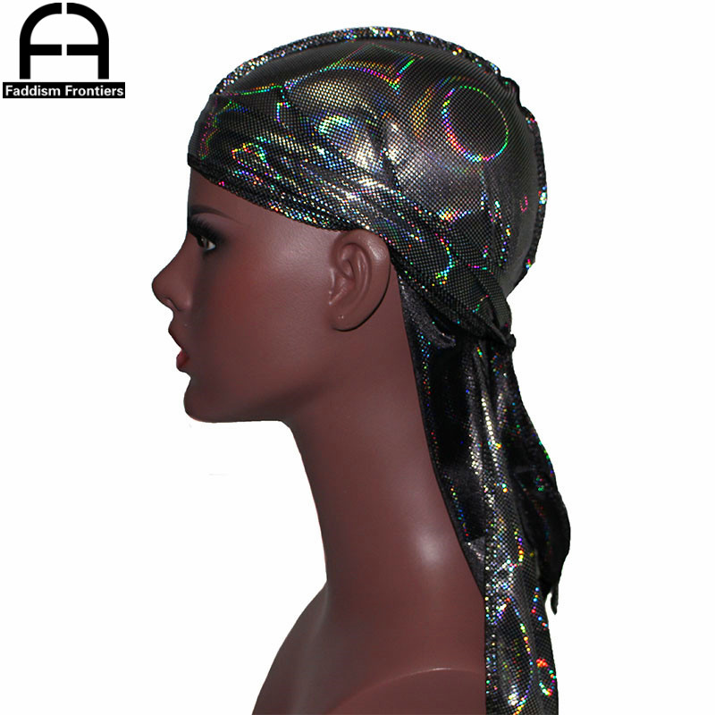 New Men's Colorful Sparkly Sil - огляд і ціна Bandana Doo Rag