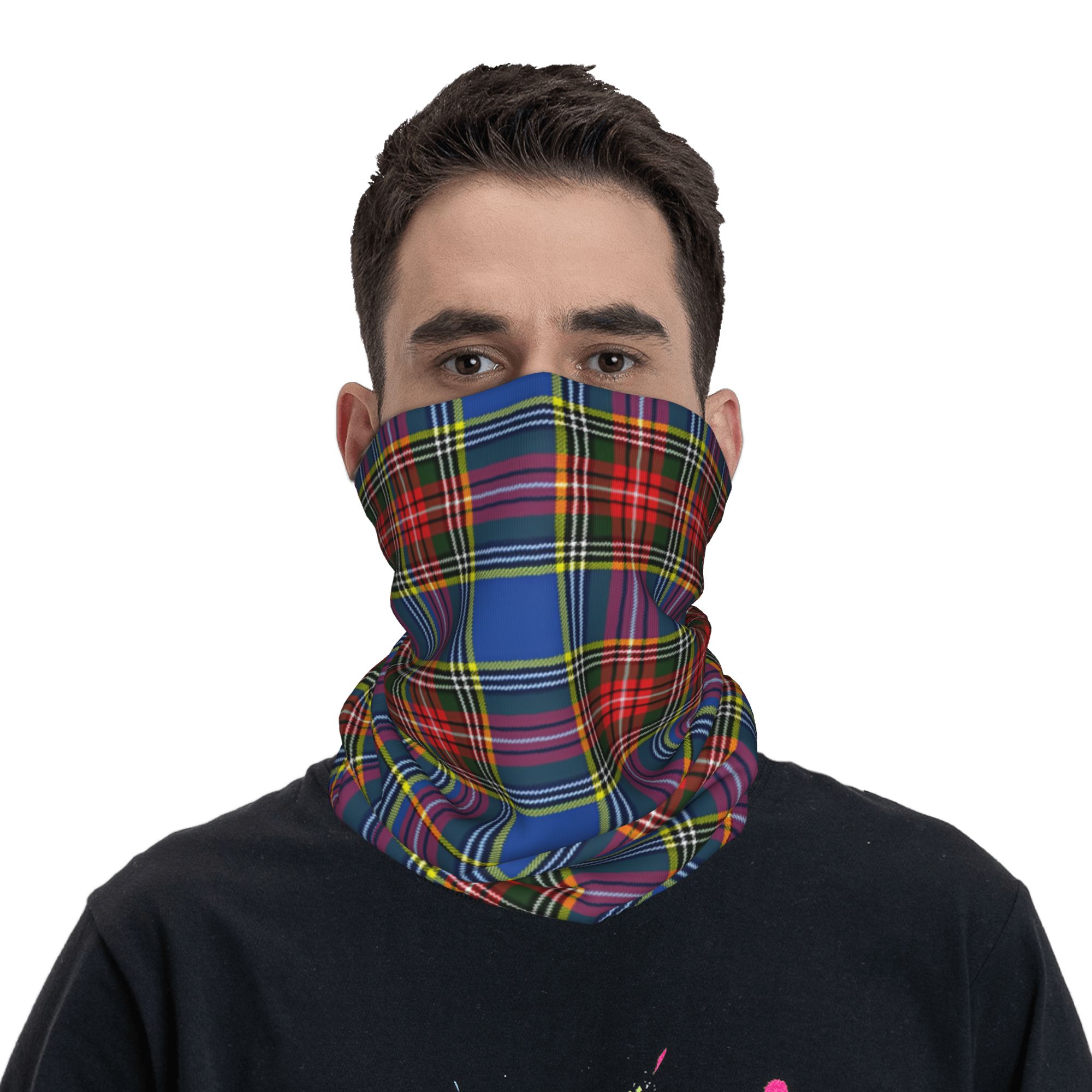 Custom Royal Tartan Plaid Wint - огляд і ціна Neck Warmer Tube