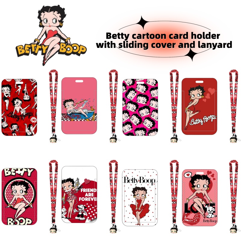 Betty Boop series anime bus ca - огляд і ціна Lanyard Badge Holder