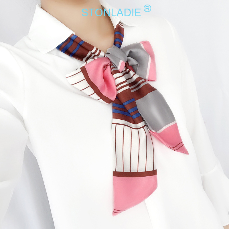 TOP Small Long Silk Neckerchie - огляд і ціна Silk Tie Striped