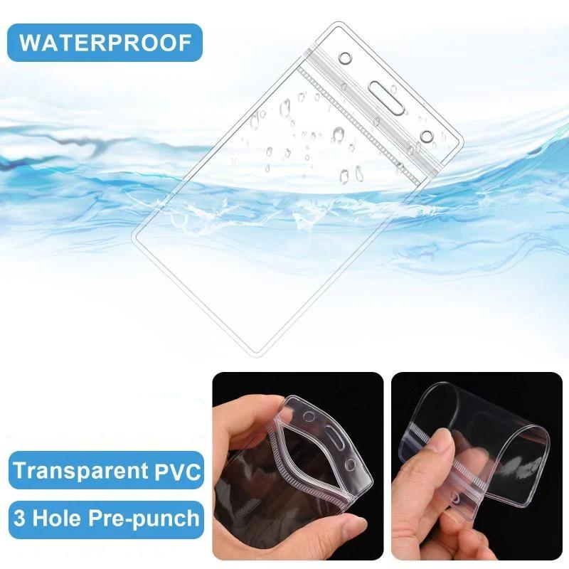 Clear Plastic ID Badge Holders - огляд і ціна Lanyard Badge Holder