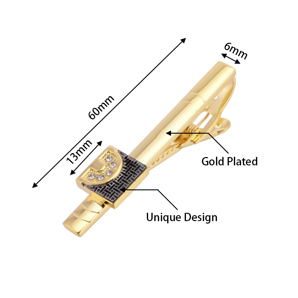 Gold Tone Cufflinks Tie Bar Se - огляд і ціна Tie Bar Set Gift