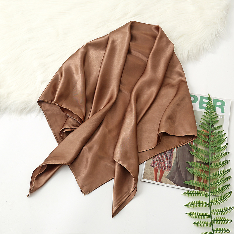 90cm Solid Colors Neckerchief  - огляд і ціна Scarf Silk Square